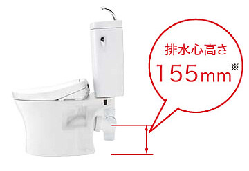 トイレ設備交換リフォームの注意点 | 排水芯について